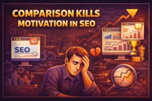 Comparison Kills Motivation in SEO
