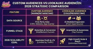 Custom Audiences vs Lookalike Audiences in Meta Ads: The 2026 Performance Blueprint