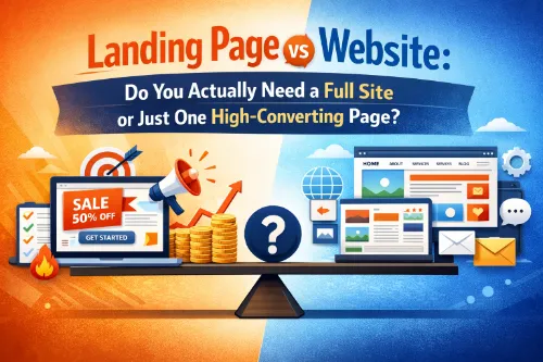 Landing Page vs Website