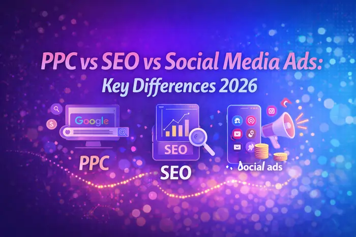 PPC vs SEO vs Social Media Ads