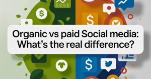 organic vs paid social media