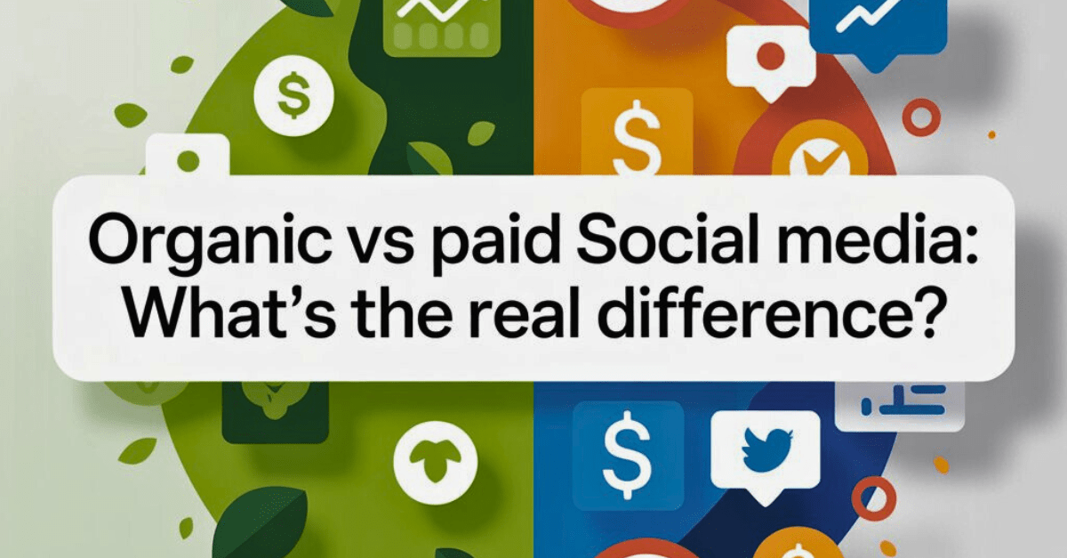 organic vs paid social media