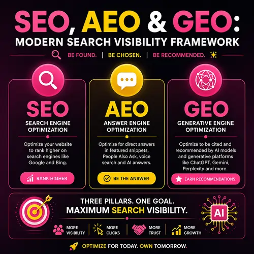 SEO, AEO and GEO Strategy