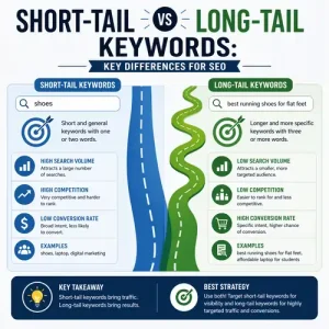Short-Tail vs Long-Tail Keywords