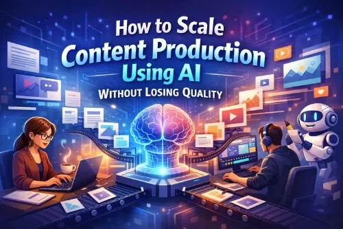 How to Scale Content Production Using AI Without Losing Quality 1 scale content production