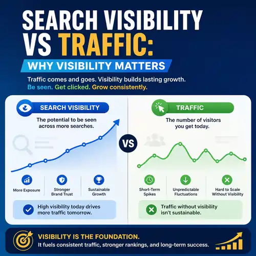 Search Visibility vs Traffic