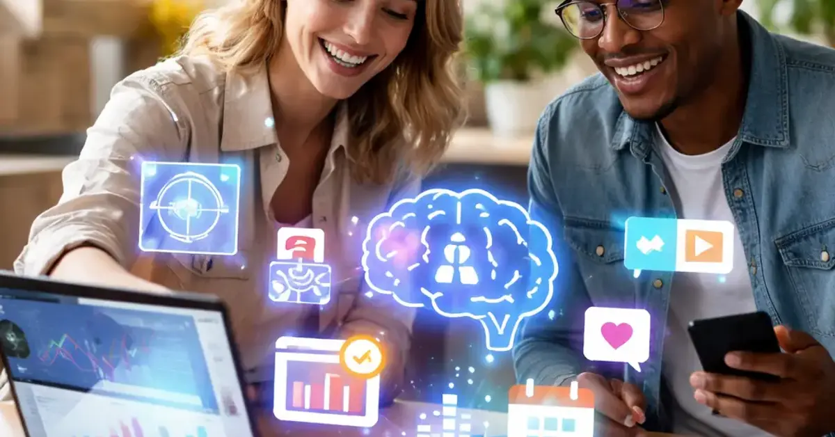AI-generated social content trends, AI content trends 2026, marketer AI trends 2026