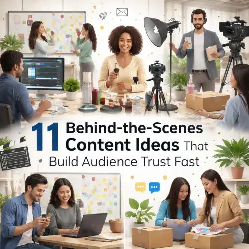 behind-the-scenes content ideas