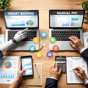 Smart Bidding vs Manual PPC, PPC bidding strategies compared, 8 facts about Smart Bidding
