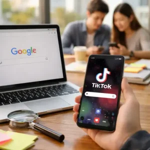 why TikTok is replacing Google Search, TikTok vs Google search, why TikTok is replacing Google, TikTok search trends 2026